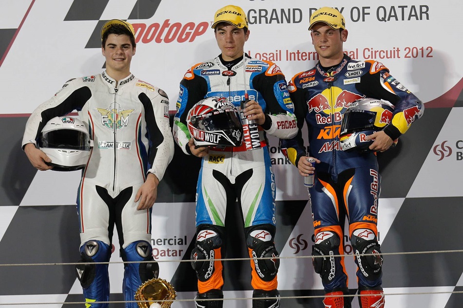 Podio Qatar 2012 Moto3