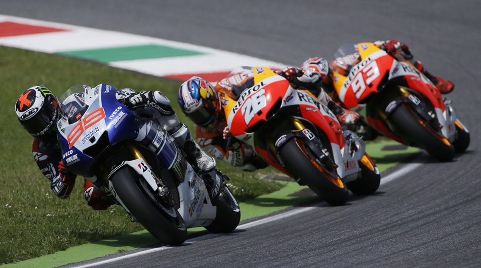 Lorenzo, Pedrosa y Márquez