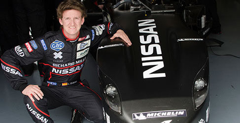 Lucas Ordoñez, con el DeltaWing