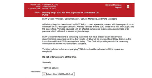 Correo BMW