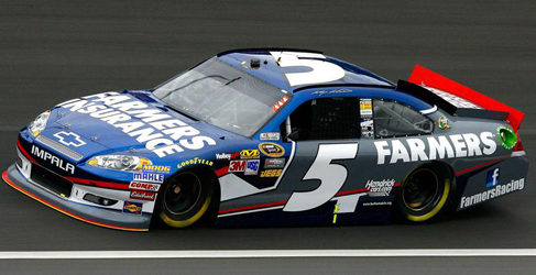 nascar pole kansas
