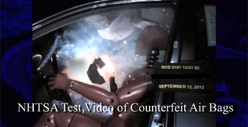 NHTSA Airbags falsos