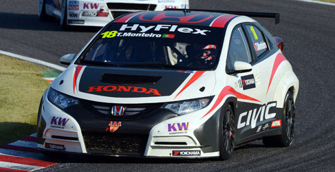 Tiago Monteiro en Suzuka