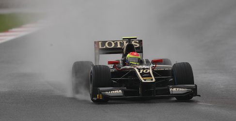 Sergio Canamasas test GP2