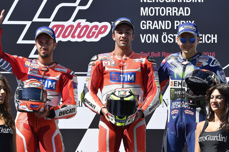 Iannone, Dovizioso, Lorenzo