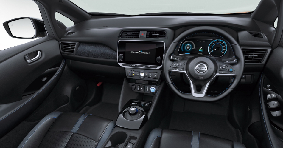 Nissan Leaf salpicadero