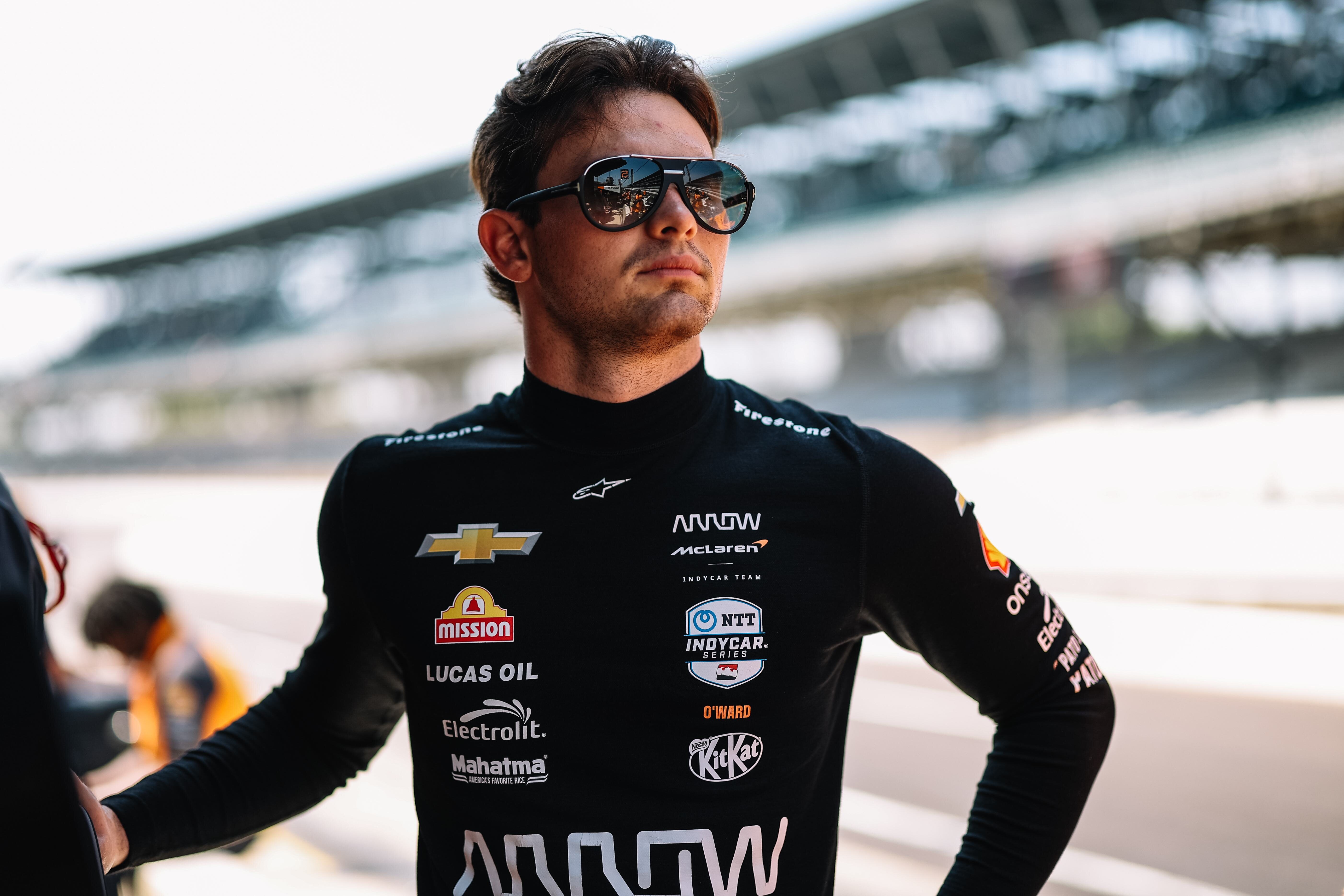 El mexicano Pato O'Ward, otro de los favoritos para ganar las 500 millas de Indianápolis