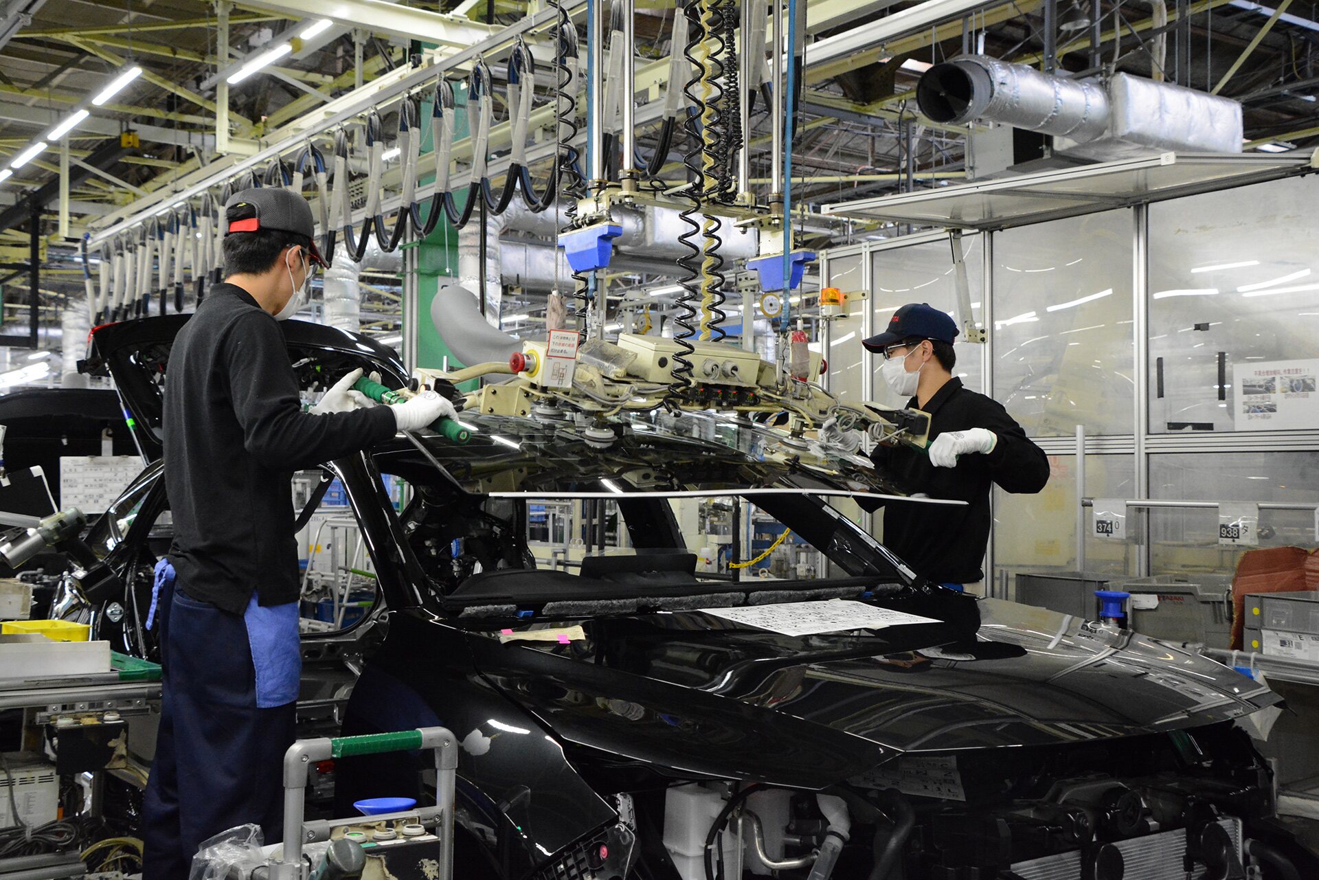 Una línea de producción de Toyota en Japón