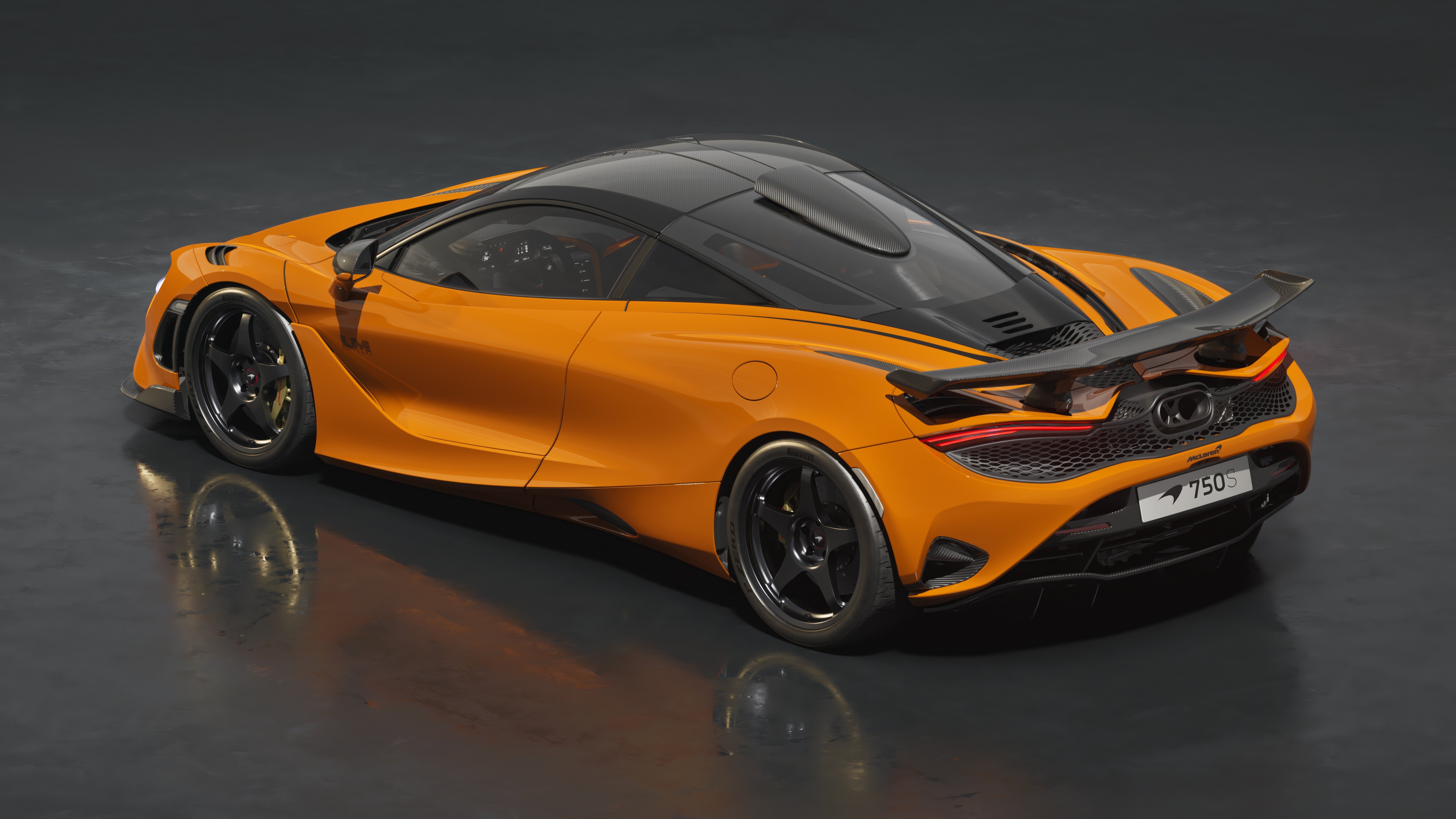 Vista trasera del McLaren 750S LeMans