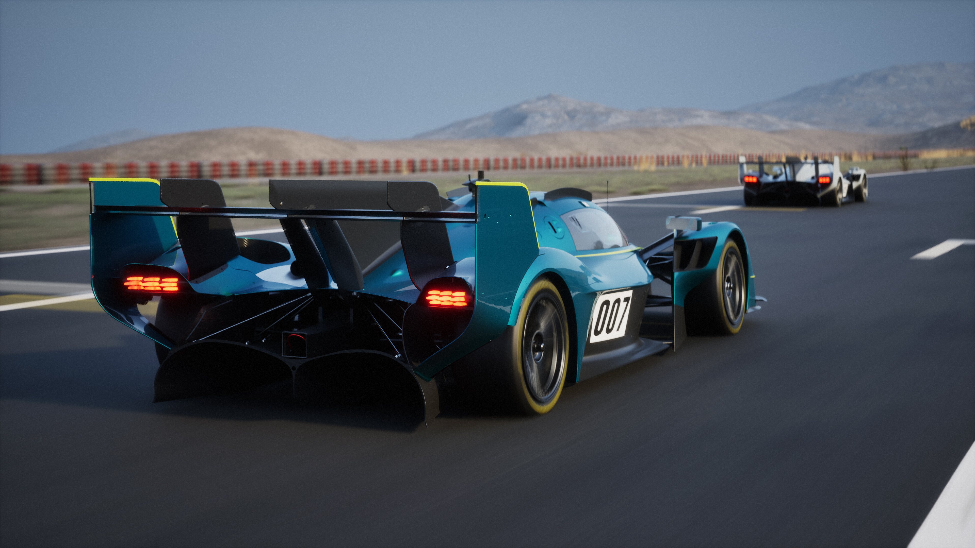 Parte trasera del Aston Martin Valkyrie LM
