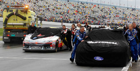 nascar secado pista