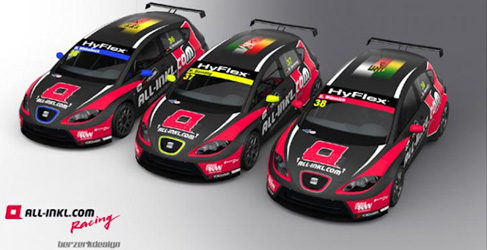 Los coches del equipo