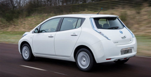 Trasera Nissan Leaf
