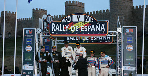 Podio Rallye de España Histórico