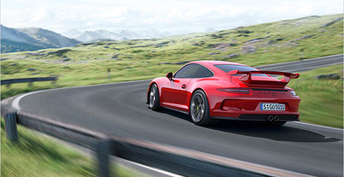 Porsche 911 GT3 Trasera