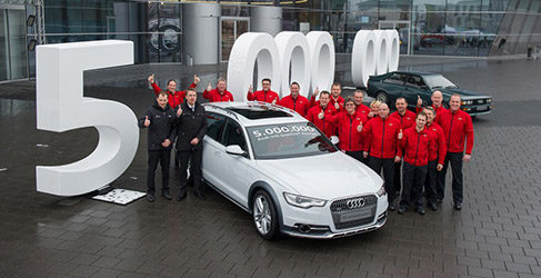 Audi quattro cinco millones