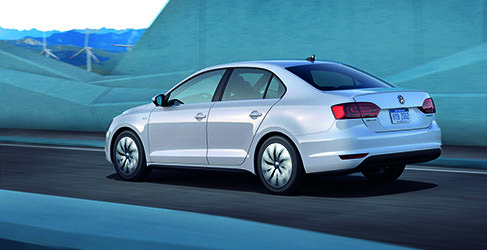 Volkswagen Jetta Hybrid Trasera