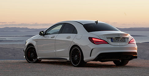 Trasera Mercedes CLA 45 AMG