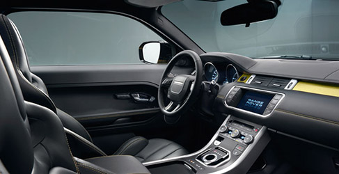 Interior Range Rover Evoque Sicilian Yelow