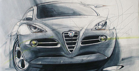 Boceto Alfa Romeo Kamal
