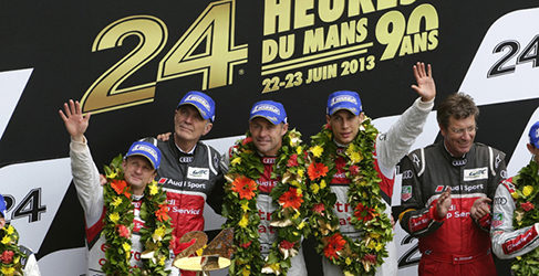 Podium de ganadores