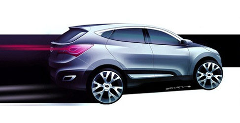 Boceto SUV Hyundai