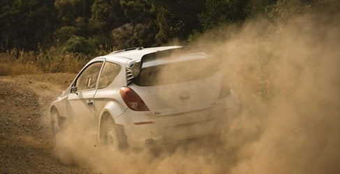 Test Hyundai i20 WRC en tierra