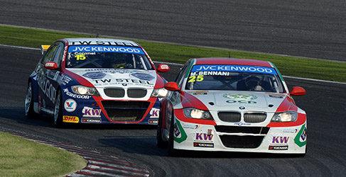 Mehdi Bennani y Tom Coronel