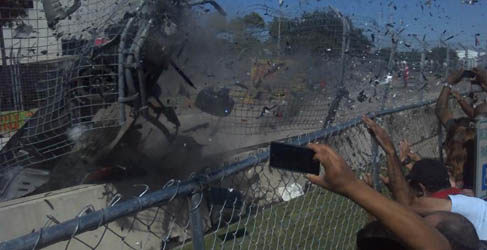 accidente IndyCar