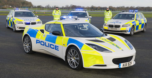 Lotus Evora S coche de policía
