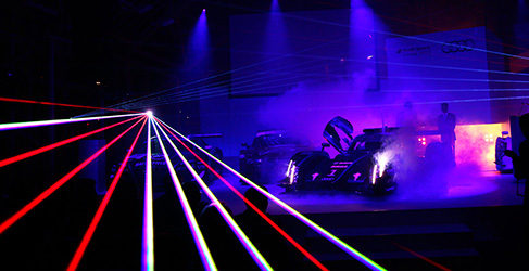 Audi R18 e-tron quattro luz laser