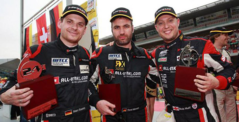 Marc Basseng, Rene Munnich y Rob Huff