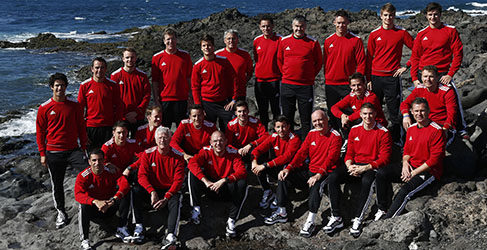 El equipo Audi en Lanzarote