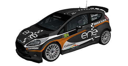 El Ford Fiesta R5 de Miguel Fuster