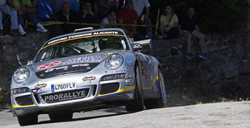 Miguel Fuster con el Porsche 911 GT3