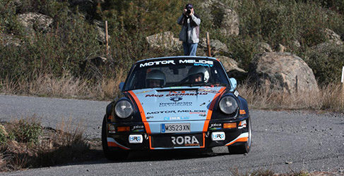 Jesús Ferreiro en el Porsche 911