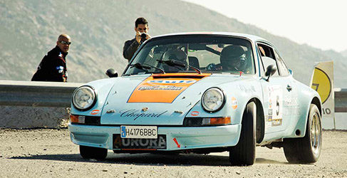 Antonio Sainz en la edición 2012 del Rally de España Histórico