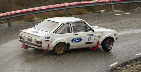 Ferran Font sacaba todo el partido al Ford Escort MK II