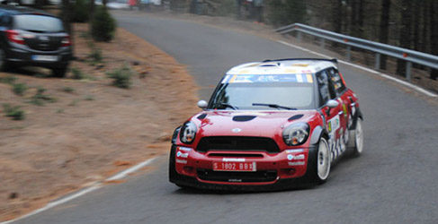 Luís Monzón en la pasada edición del Rally Islas Canarias