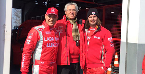 Rob Huff, Marco Calovolo y James Thompson