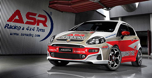Así es el Abarth Grande Punto de ASR Rallyeschool