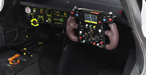 Cockpit del Audi R18 etron quattro