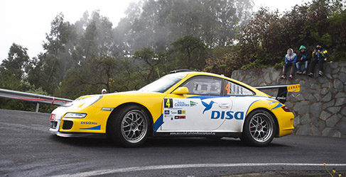 Enrique Cruz en el Rally Islas Canarias