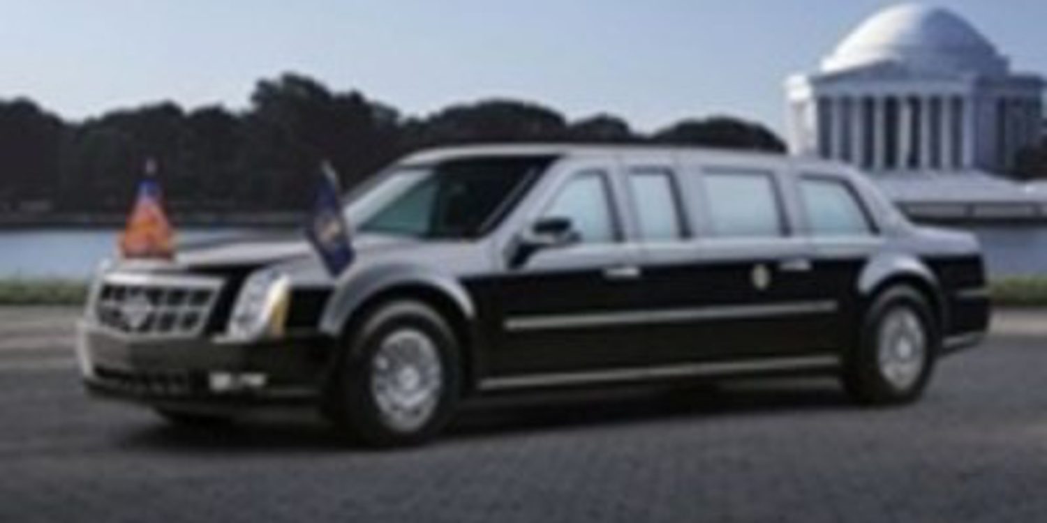 La limusina de Obama se queda atascada en una rampa