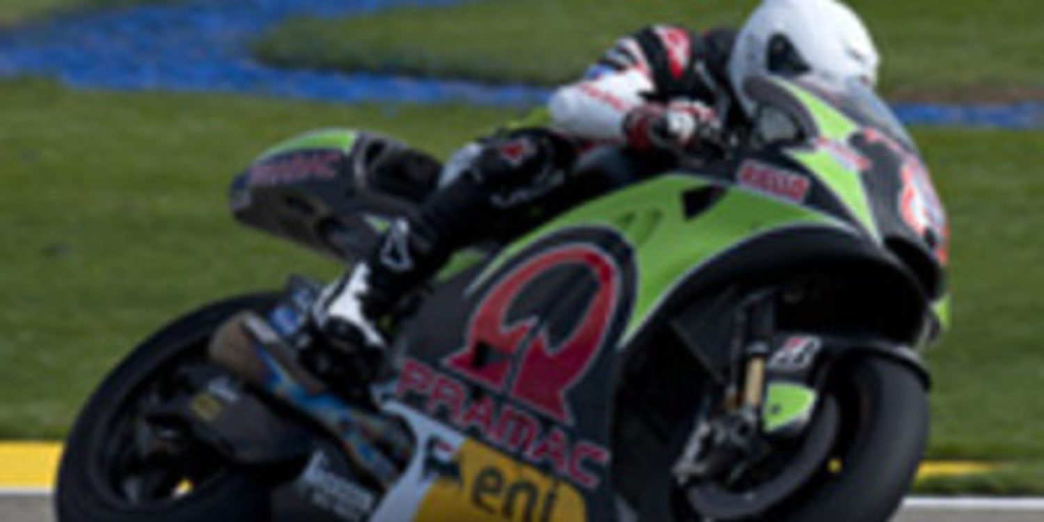 A Barberá le encanta su nueva Ducati