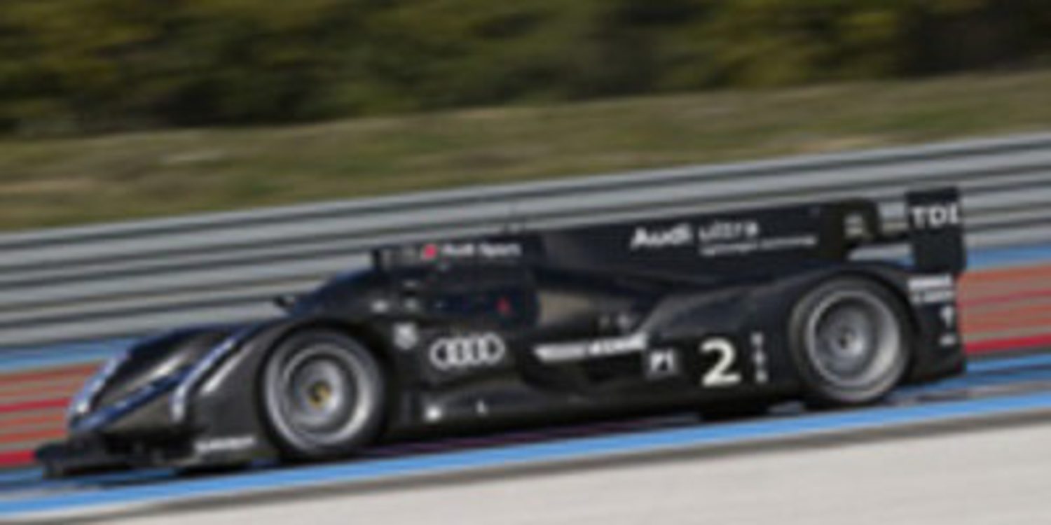 Audi realiza los primeros tests de su LMP1