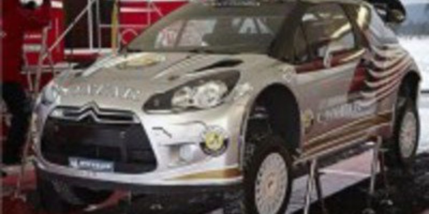 Diseño muy patriotico del Citroën de Al-Attiyah