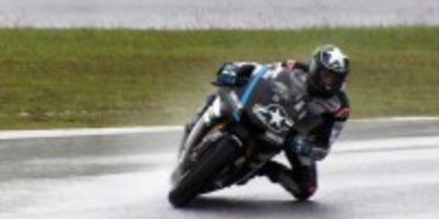 Spies domina con lluvia y sin Hondas en la segunda jornada de test