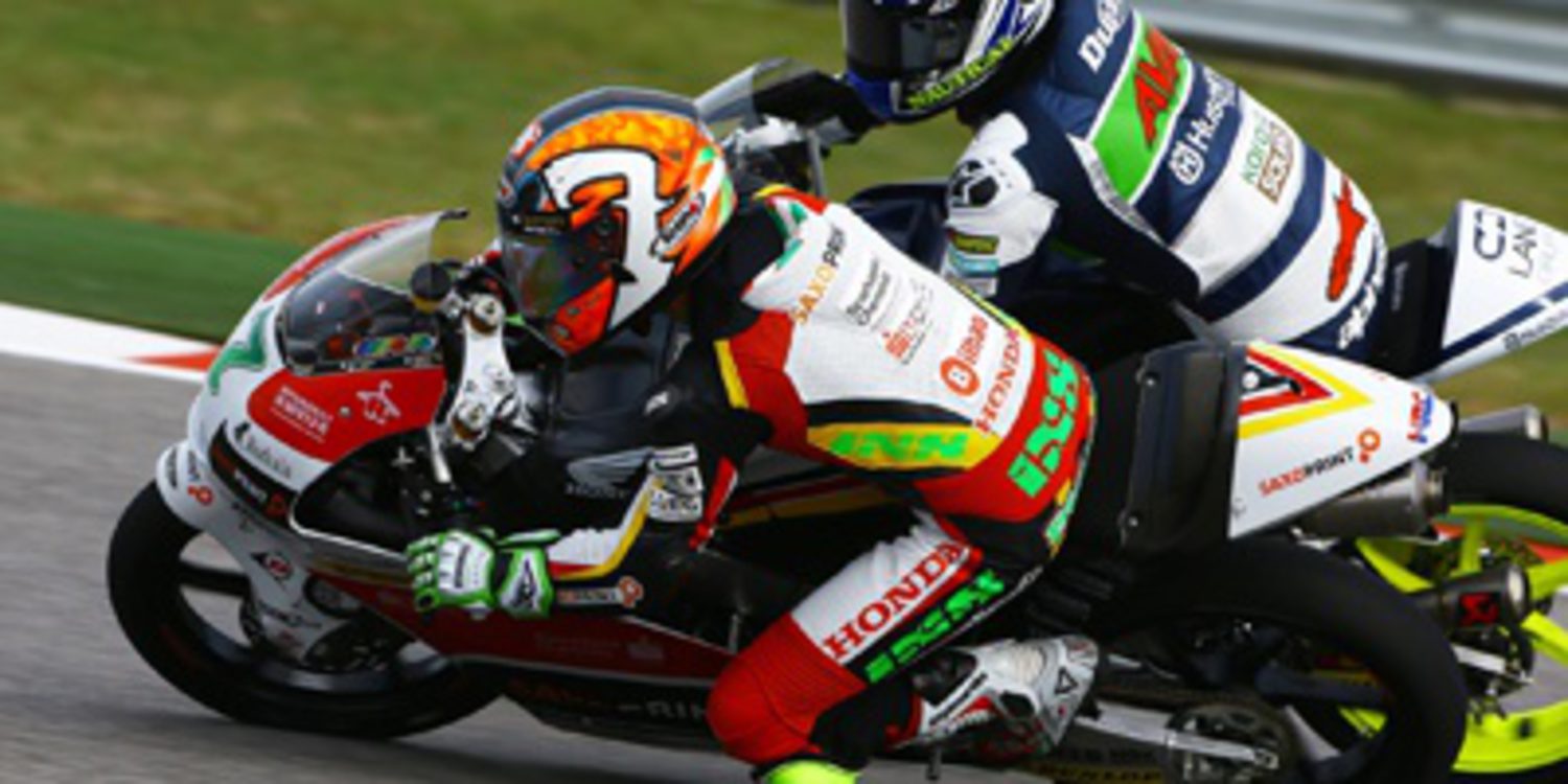 Efrén Vázquez repite en el warm up de Moto3 en Texas