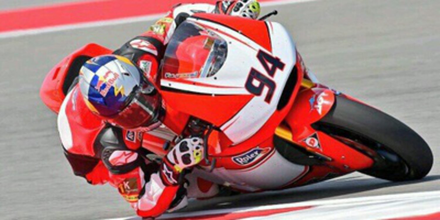 Jonas Folger domina el warm up de Moto2 con caída
